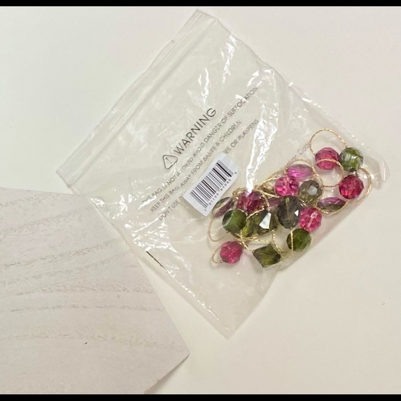 Erica Lyons Pink charming Glass beaded Necklace NWT - Picture 12 of 12